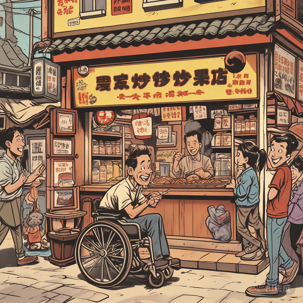 温情调解，，，，，，守护残疾炒货店老板
