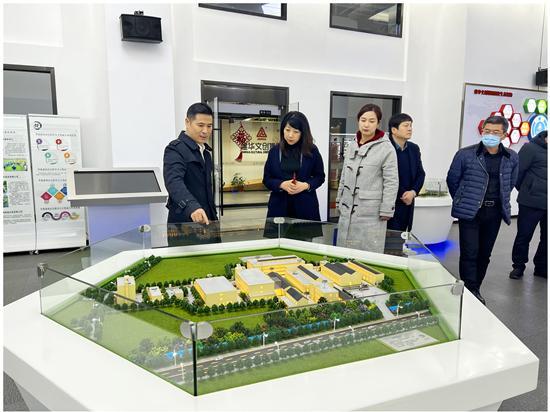 淮南市田家庵戋戋委常委、副区长张曙晖 考察天游ty8文创集团