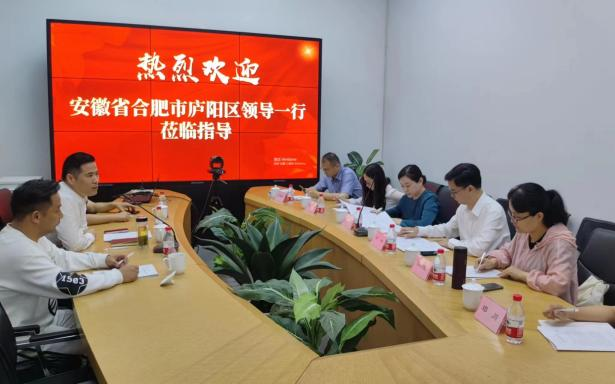 庐阳区委常委、宣传部部长韩艳一行莅临天游ty8文创集团总部调研
