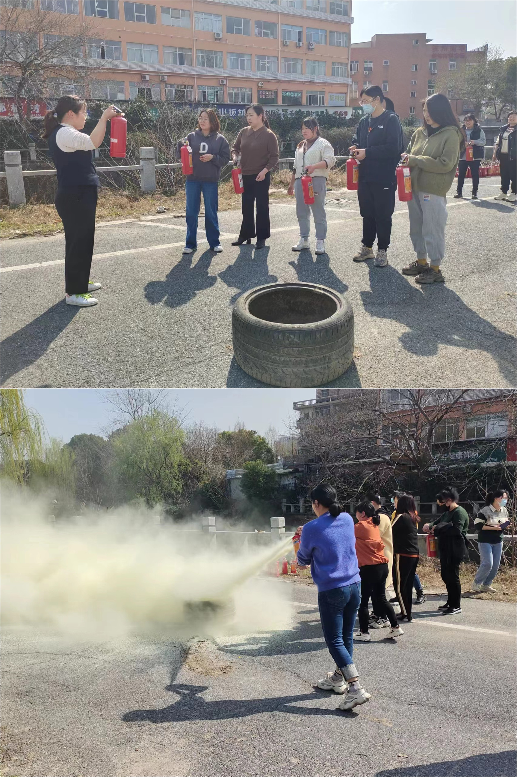 关注消防，，防患未然——人人会用灭火器