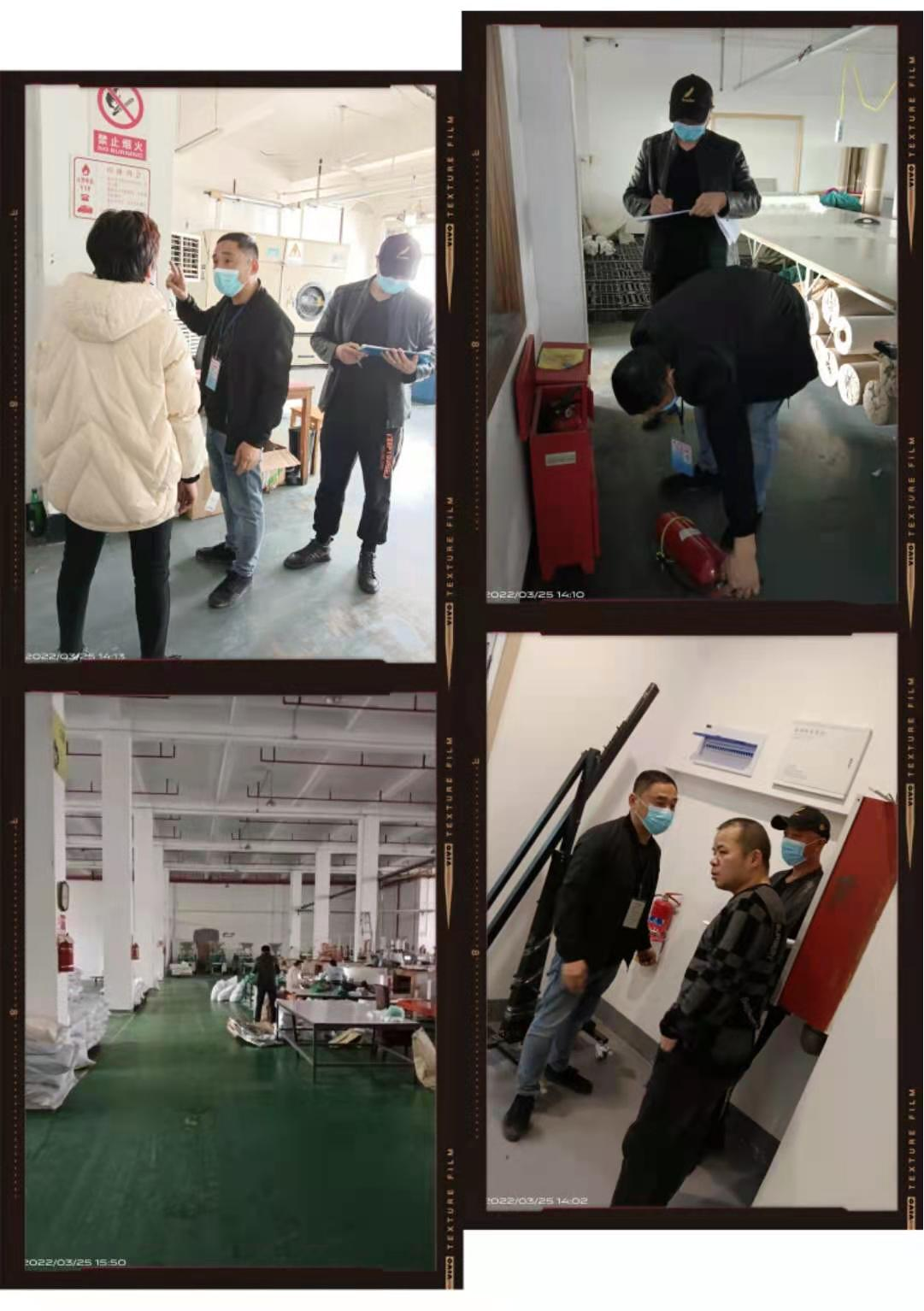 按期开展消防检查，，，，，牢筑企业清静防线