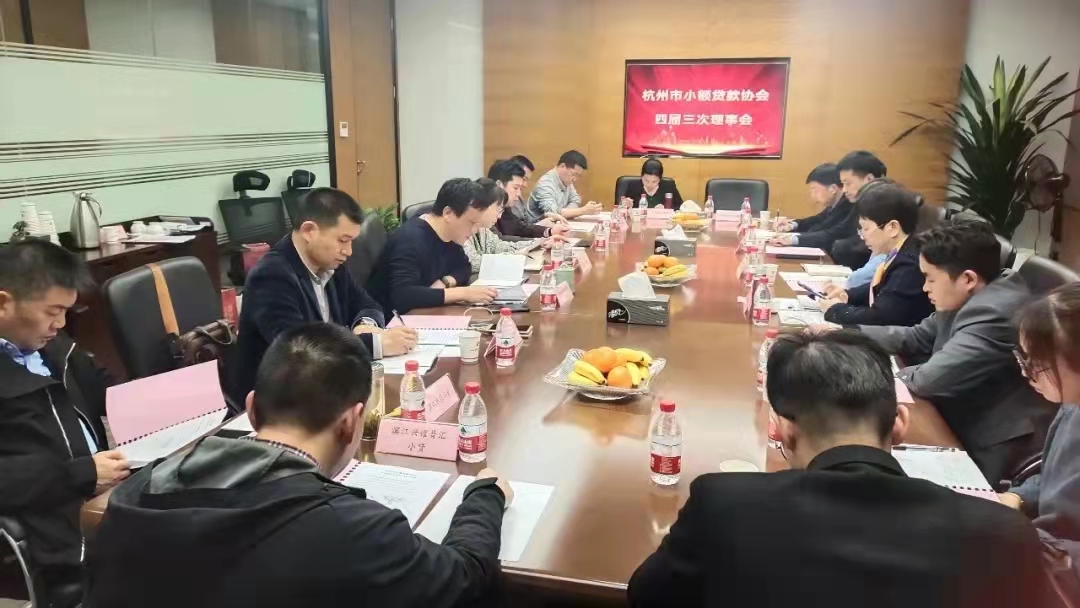  天游ty8小贷加入市小贷协会四届三次常务理事会